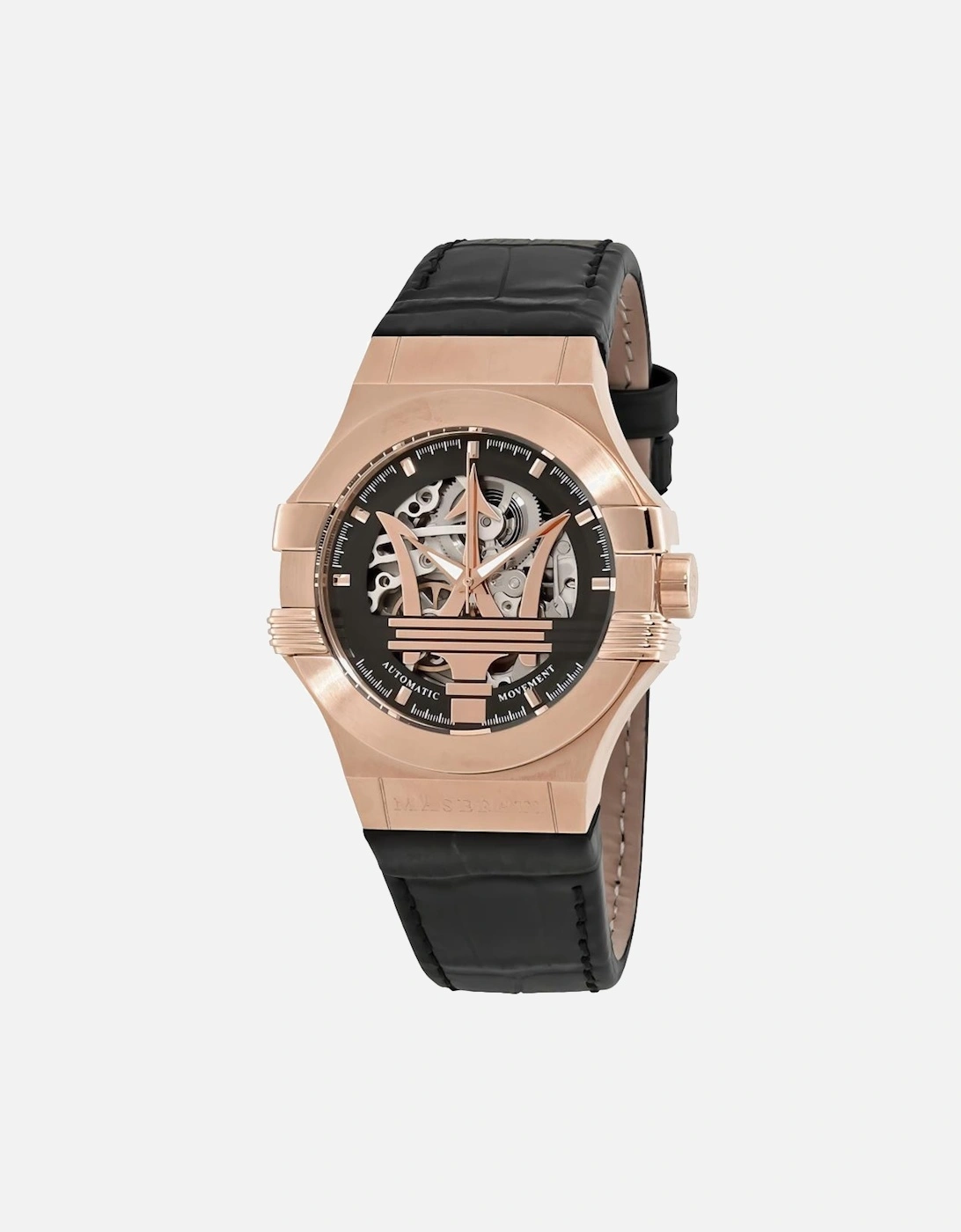 R8821108025 Automatic Skeleton Dial Rose Gold Men's Watch