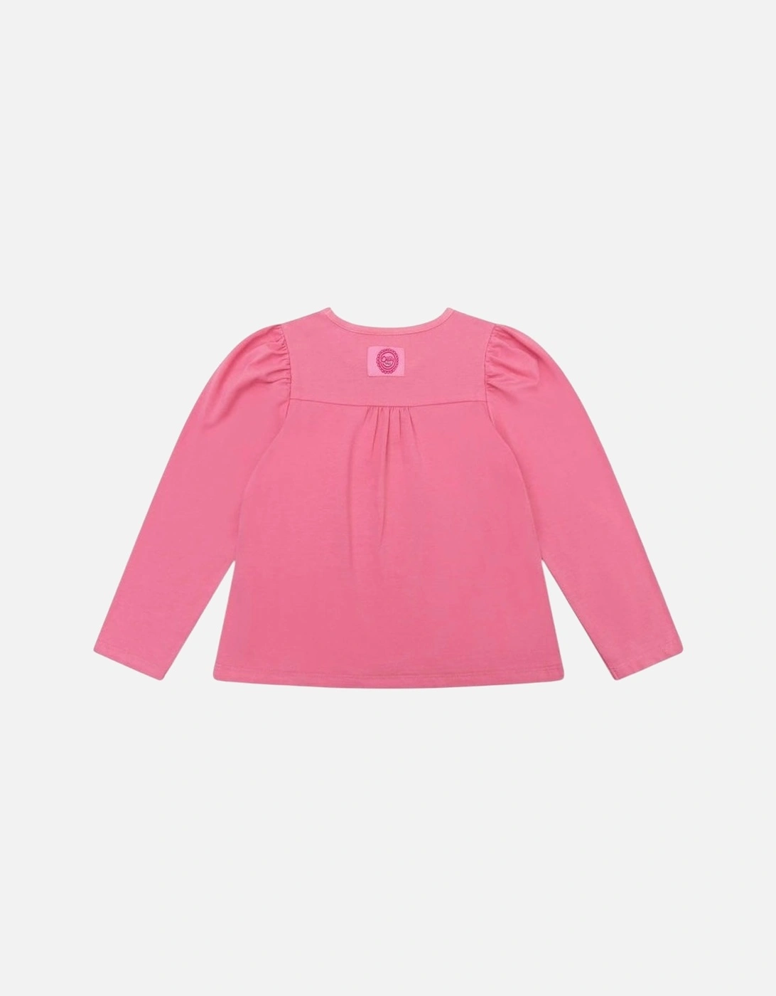 Girls Pink Frame Print Top