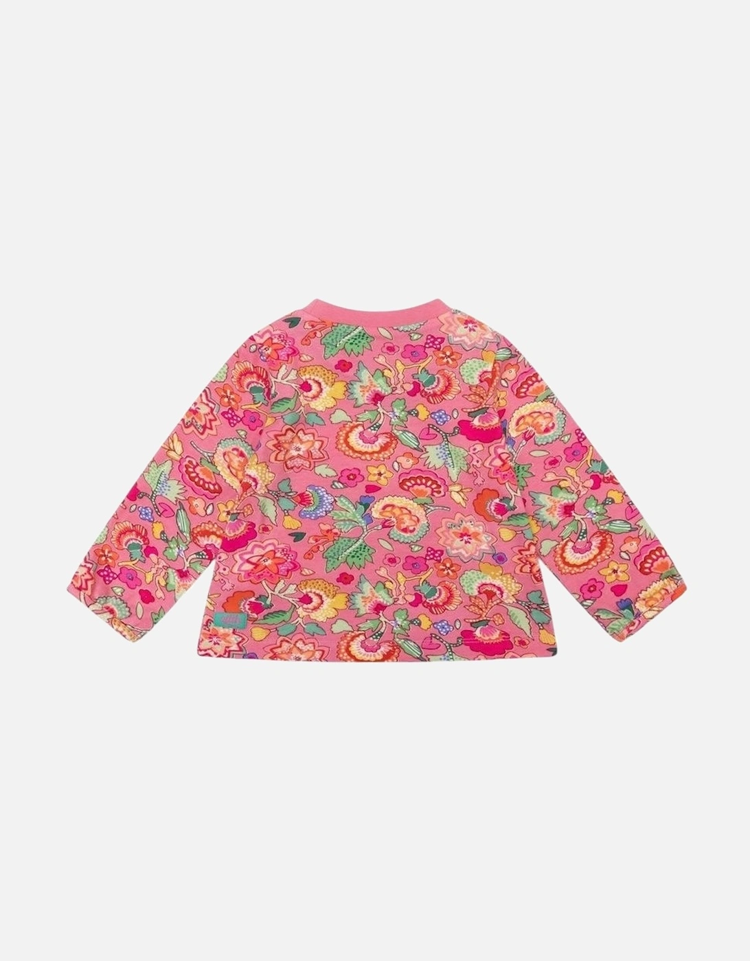 Girls Pink Floral Top