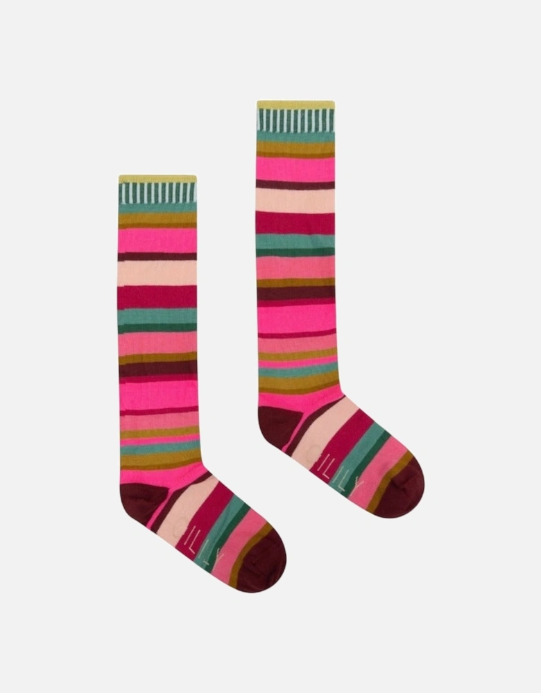 Girls Multicoloured Knee Socks