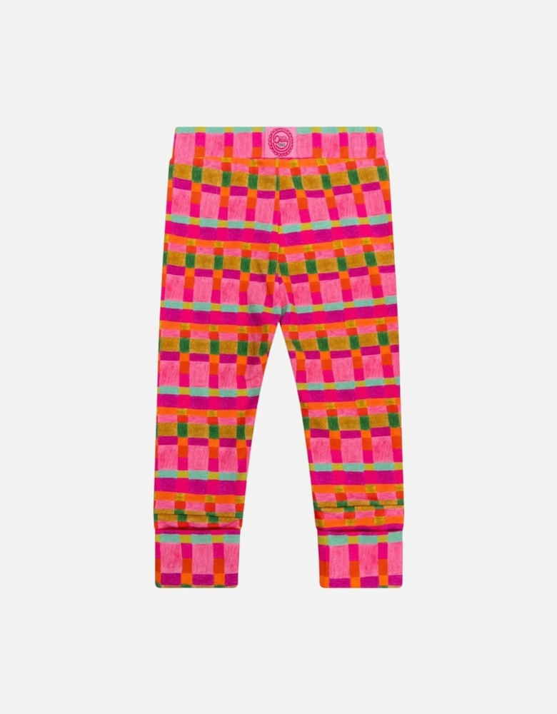 Girls Multicoloured Print Leggings