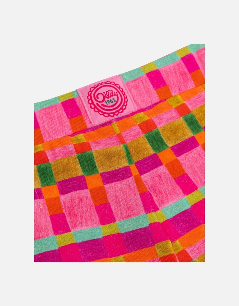Girls Multicoloured Print Leggings
