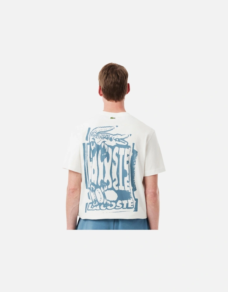 Logo Graphic T-Shirt White/Blue