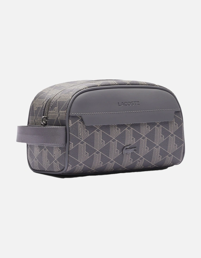 The Blend Toiletry Bag Mono Castlerock String