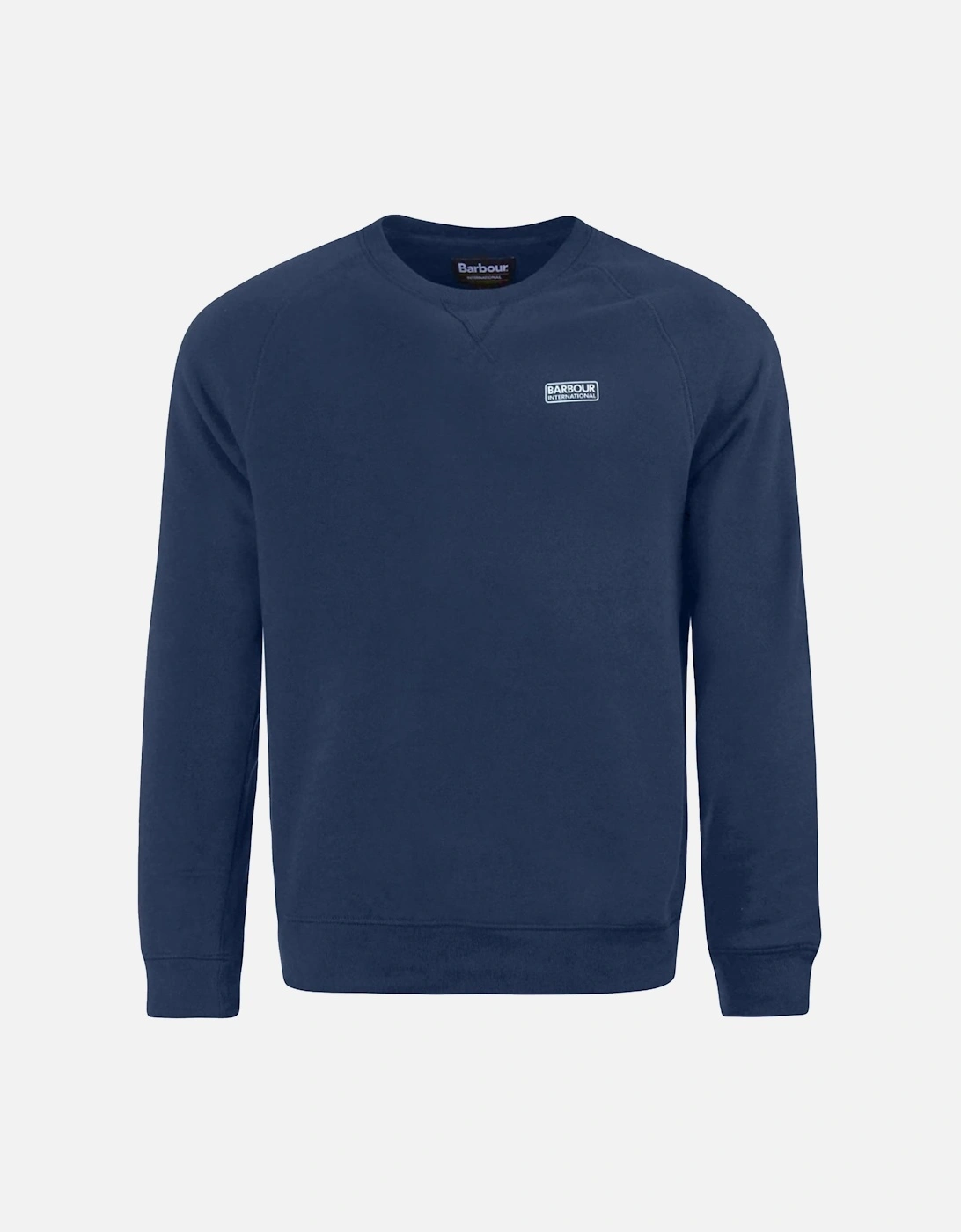 Essential Crew Neck Sweatshirt Navy, 5 of 4