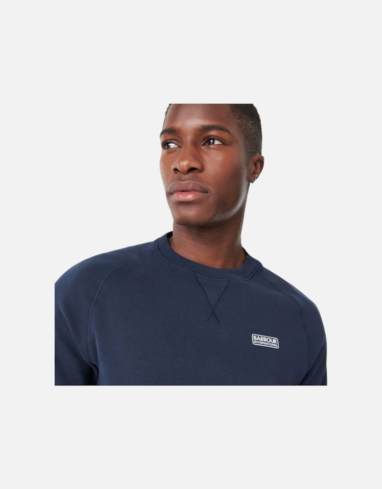 Essential Crew Neck Sweatshirt Navy