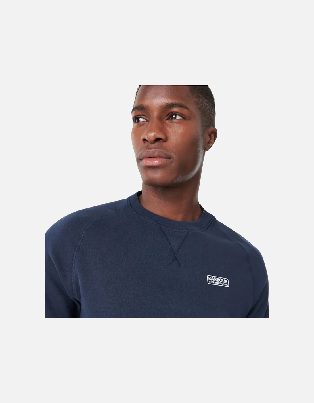 Essential Crew Neck Sweatshirt Navy