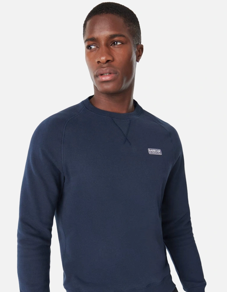 Essential Crew Neck Sweatshirt Navy