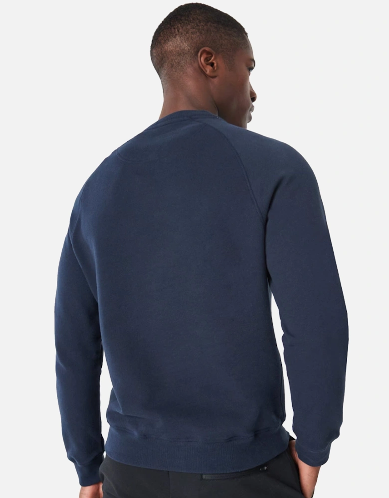 Essential Crew Neck Sweatshirt Navy