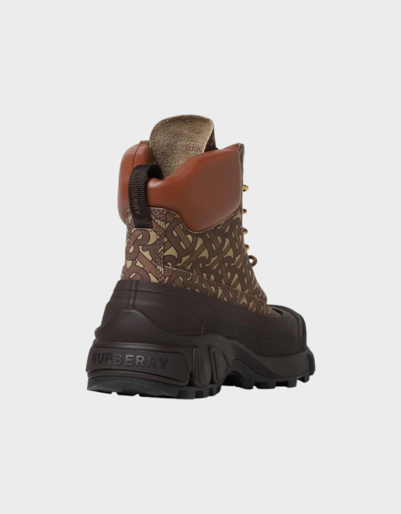 Arthur Ankle Boots Monogram Brown