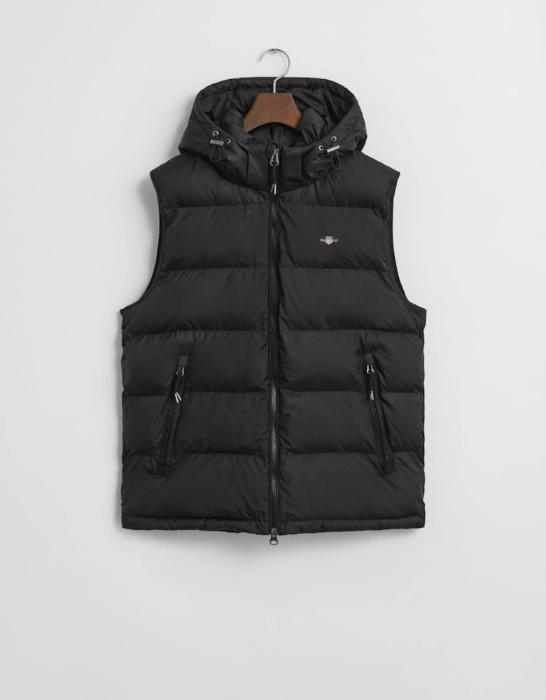 Mens Active Cloud Puffer Vest - 5 Black