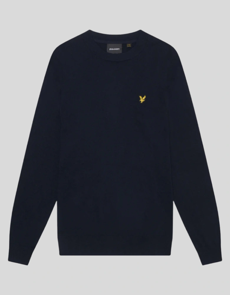 Cotton Merino Crew Neck Jumper