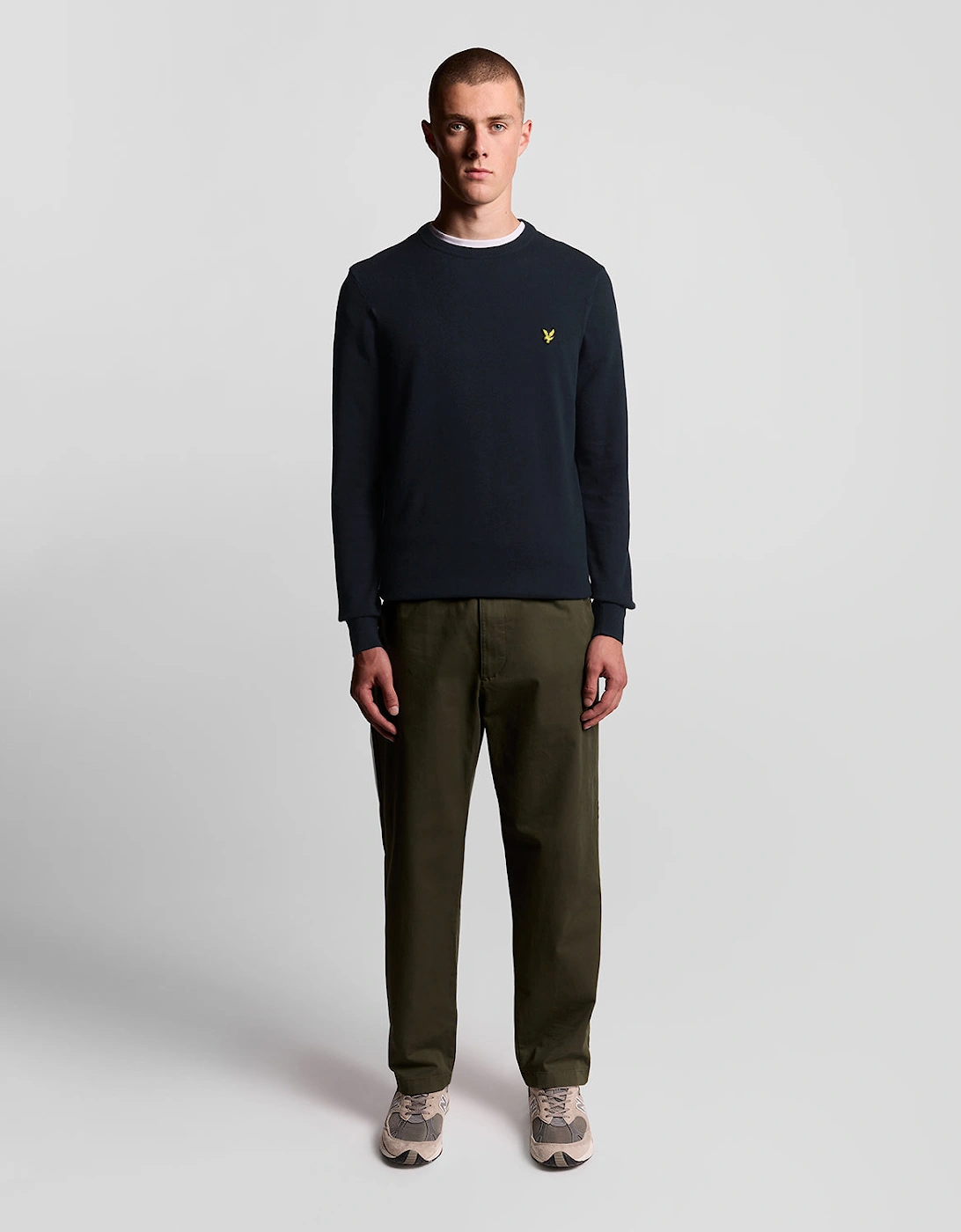 Cotton Crew Neck Jumper