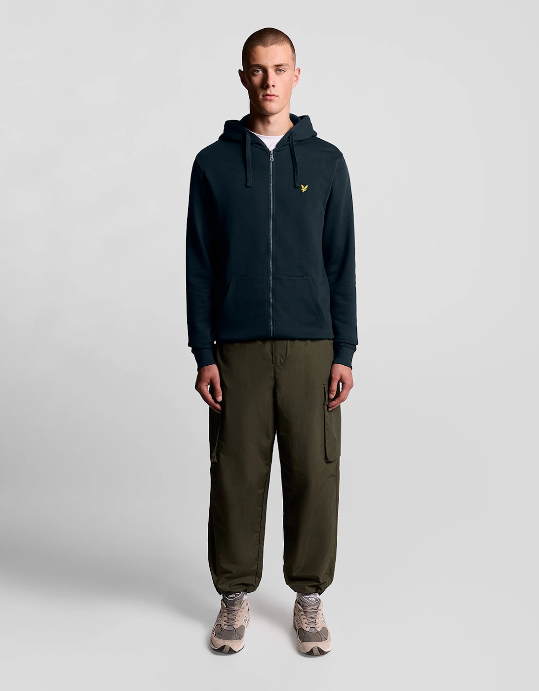 Loopback Cotton Fit Full Zip Hoodie