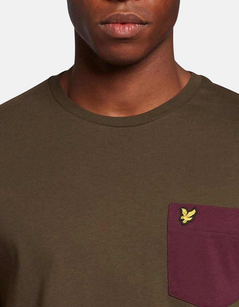 Contrast Pocket T-Shirt