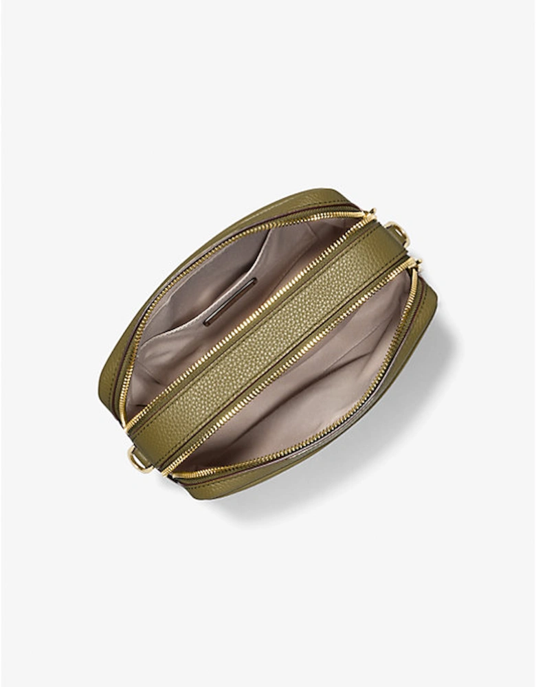 Bryant Medium Pebbled Leather Camera Crossbody Bag