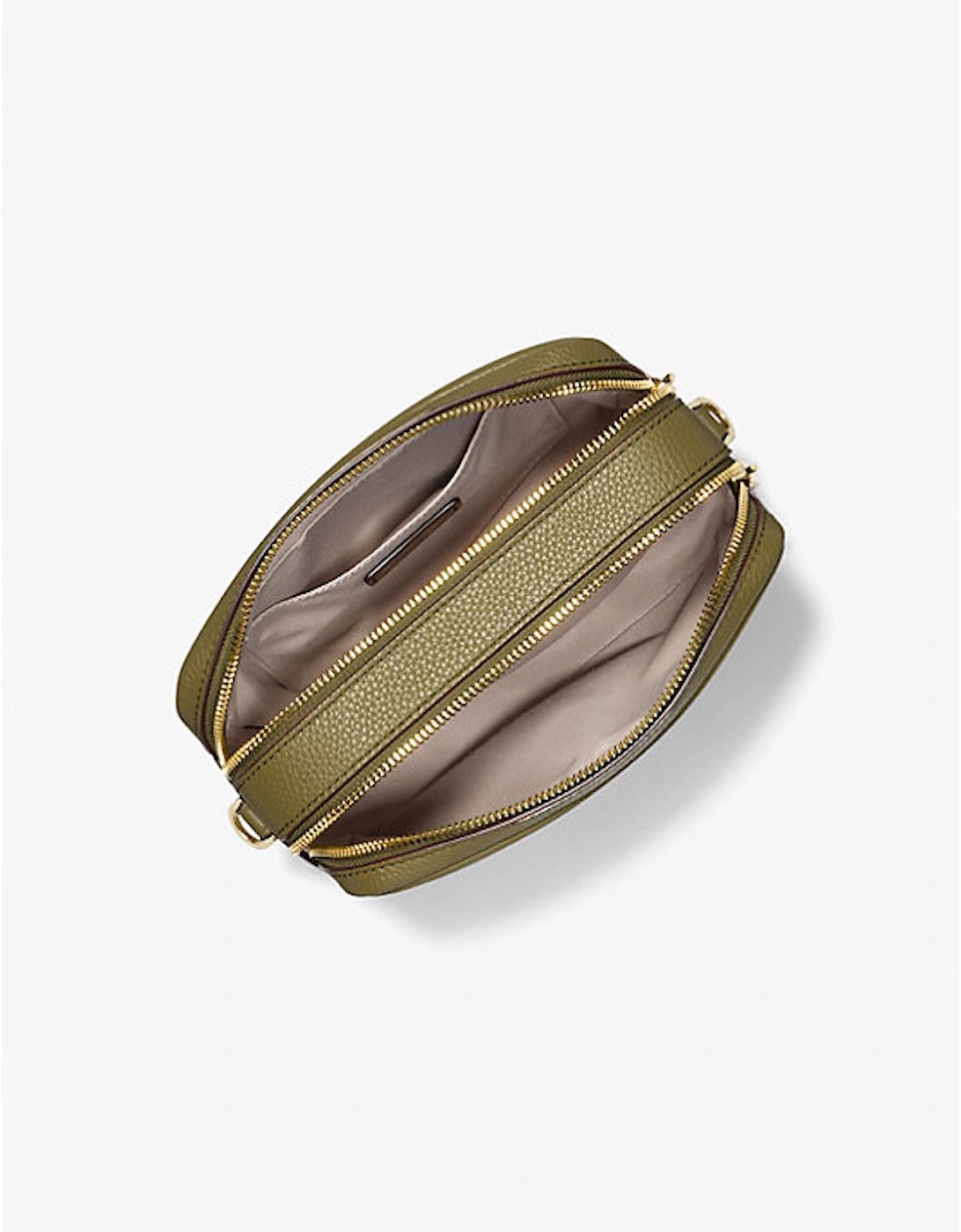 Bryant Medium Pebbled Leather Camera Crossbody Bag