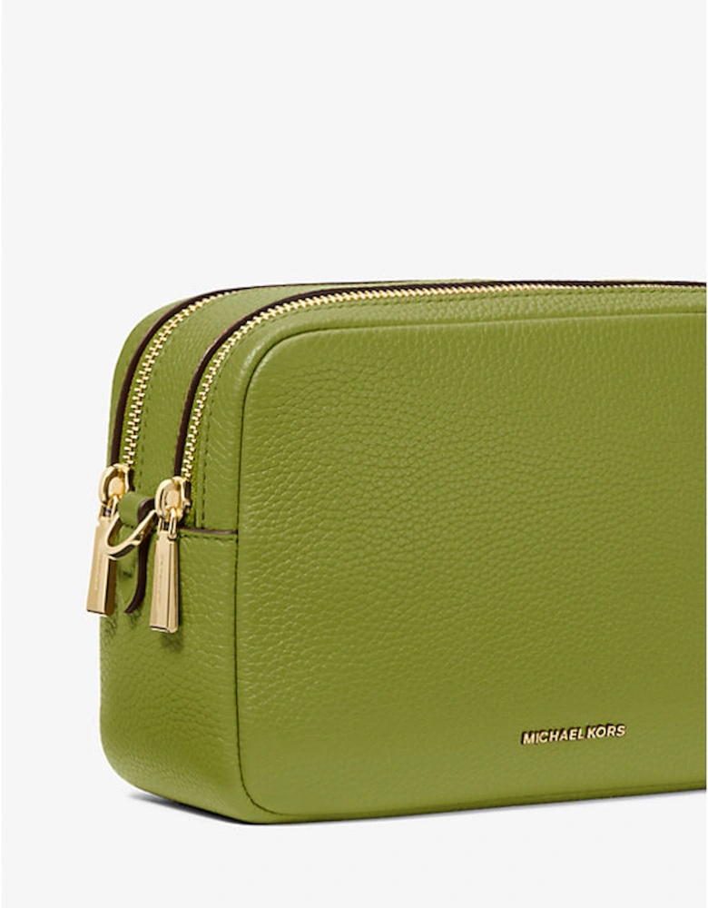 Bryant Medium Pebbled Leather Camera Crossbody Bag