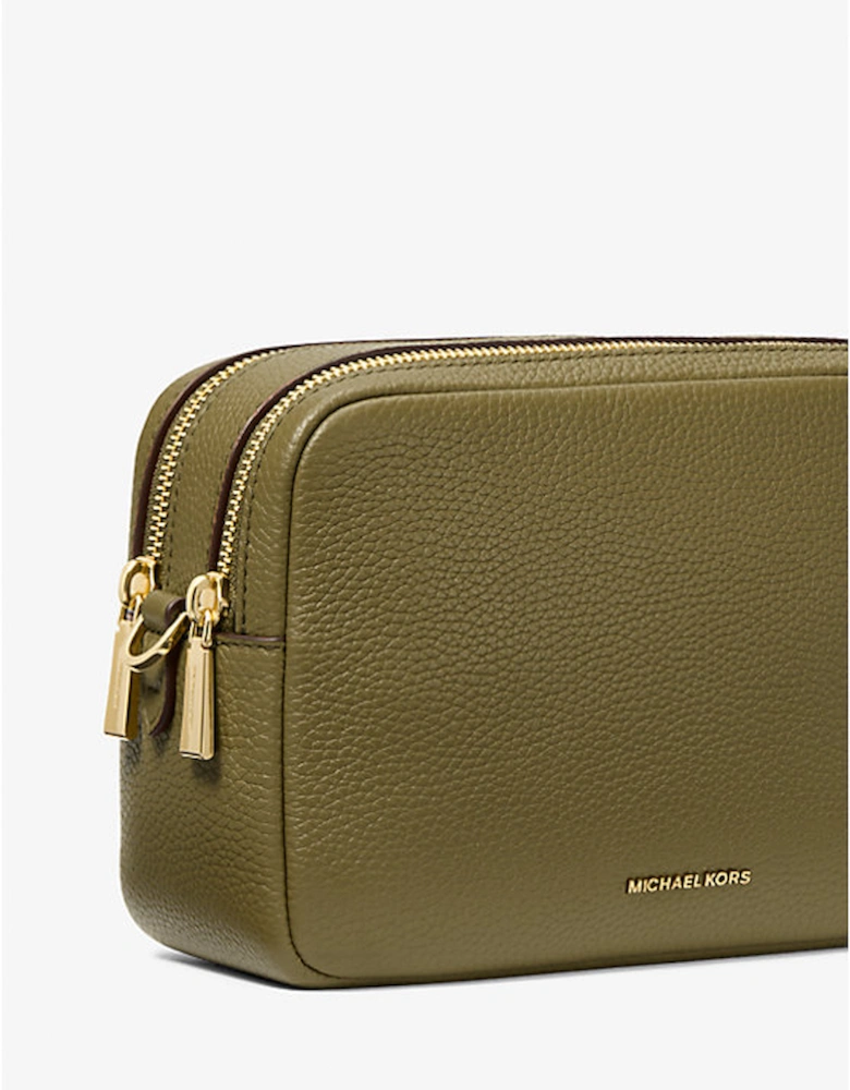 Bryant Medium Pebbled Leather Camera Crossbody Bag