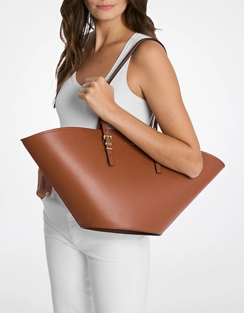 Isa Large Leather Tote Bag
