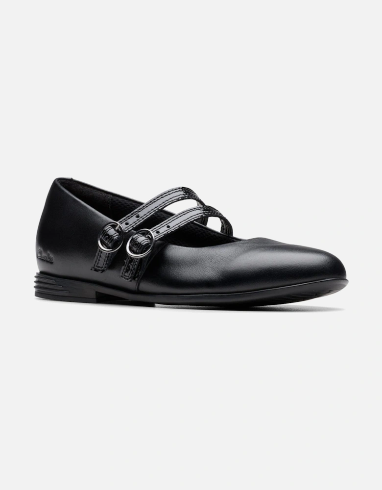 Finja Bar O Girls School Shoes
