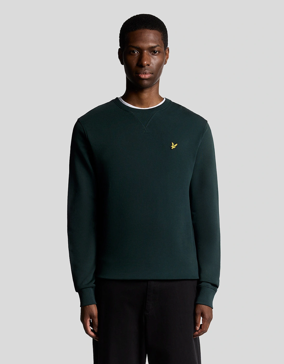 Lyle & Scott Lyle And Scott Men's Cotton Crew Neck Sweatshirt - Green