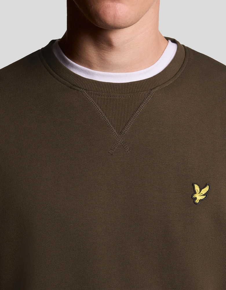 Cotton Crew Neck Sweatshirt