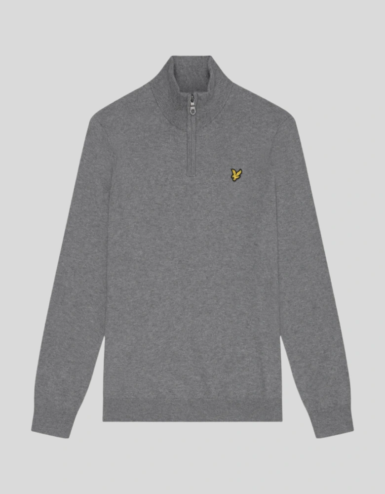 Cotton Merino 1/4 Zip Jumper
