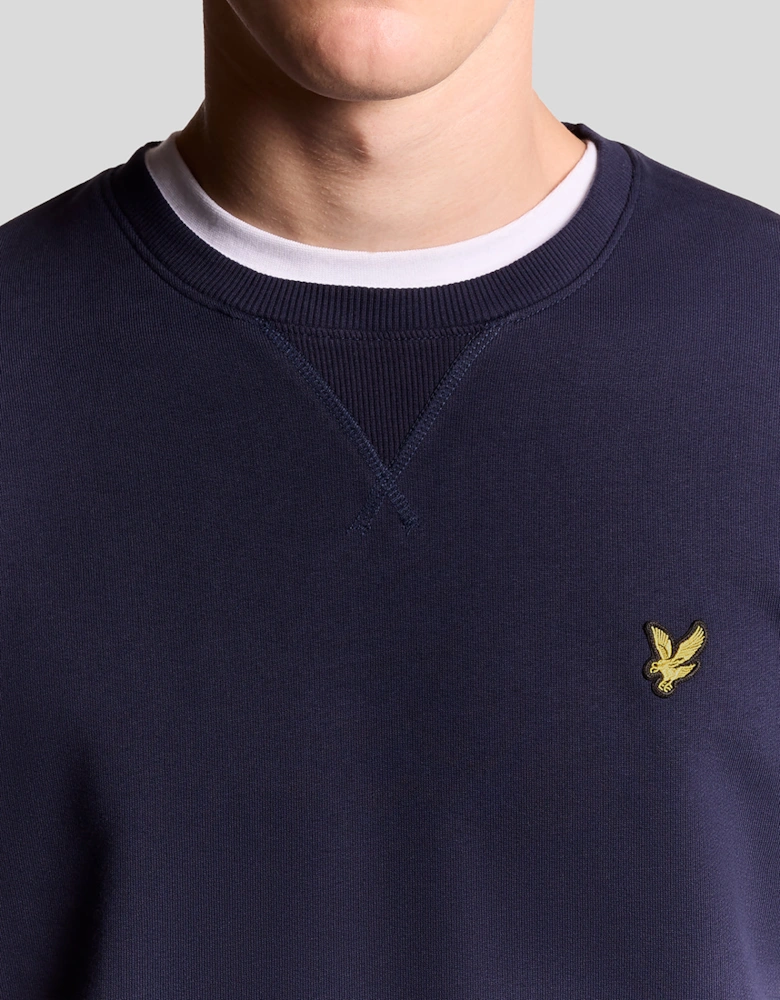 Cotton Crew Neck Sweatshirt