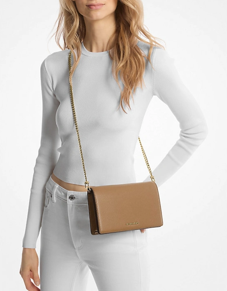 Jet Set Medium Pebbled Leather Crossbody Bag