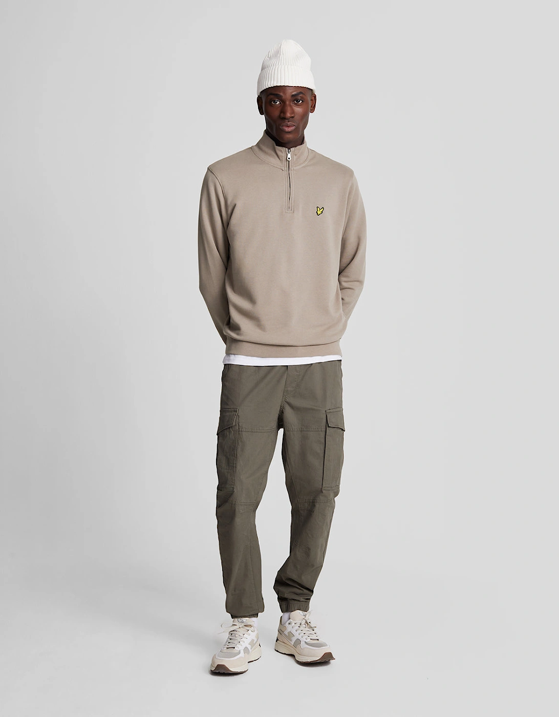 Cotton Merino 1/4 Zip Jumper