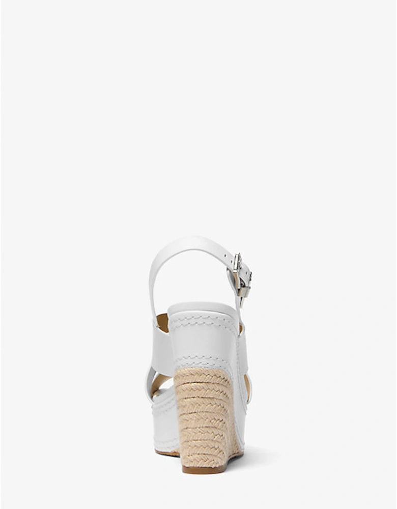 Nora Leather Wedge Sandal