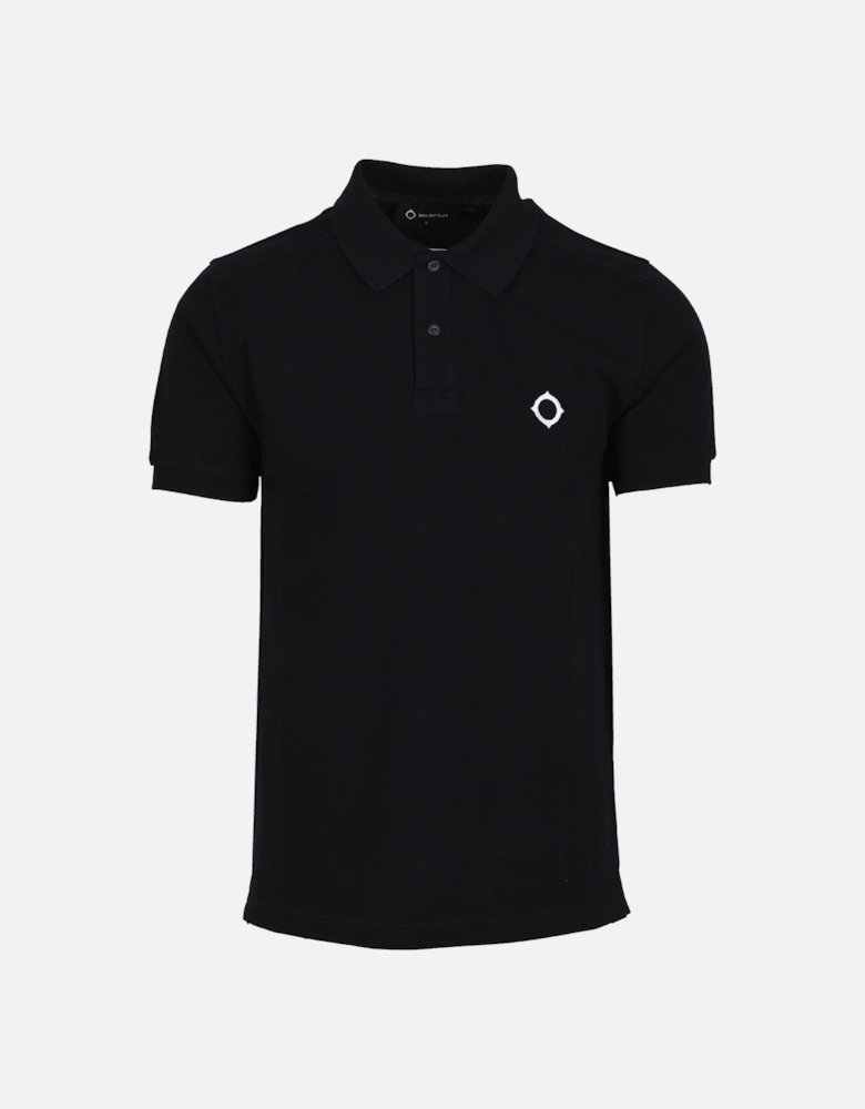 Ss Pique Polo Shirt Jet Black