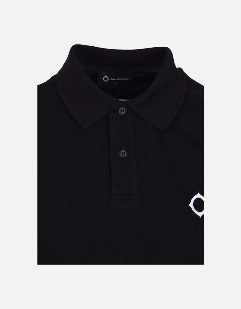 Ss Pique Polo Shirt Jet Black