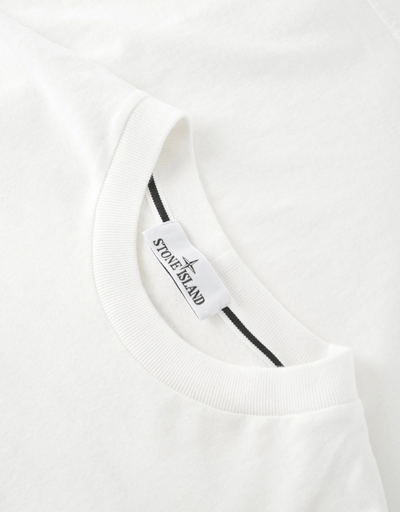 S0091 Branded Cotton T-shirt White