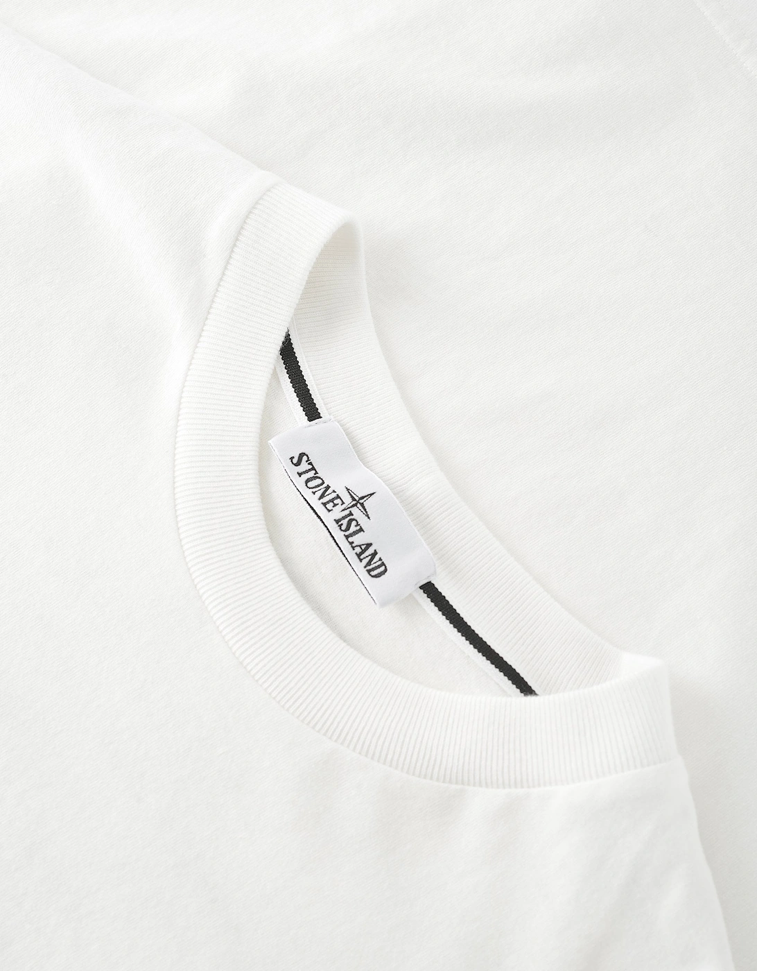 S0091 Branded Cotton T-shirt White