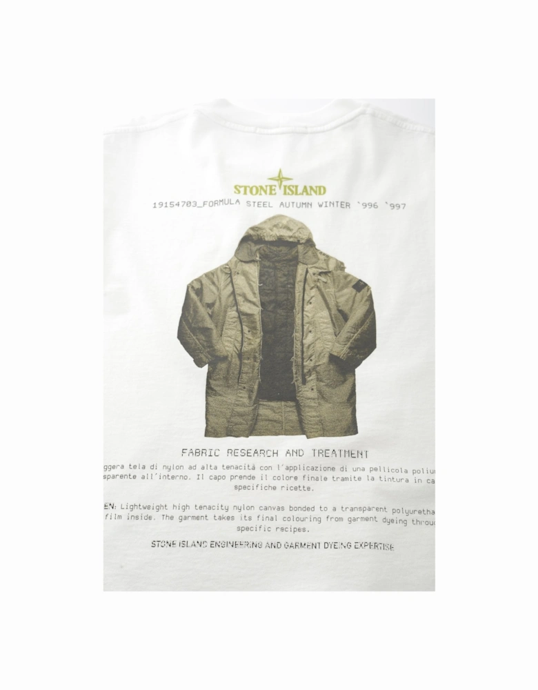 S0091 Branded Cotton T-shirt White