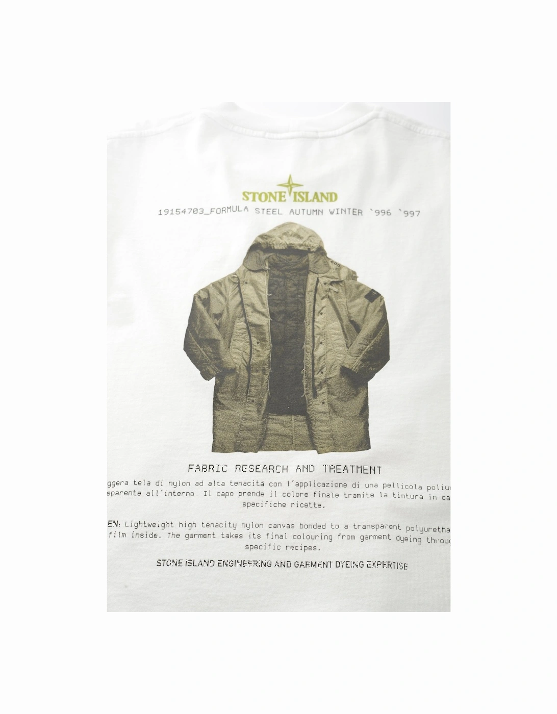 S0091 Branded Cotton T-shirt White