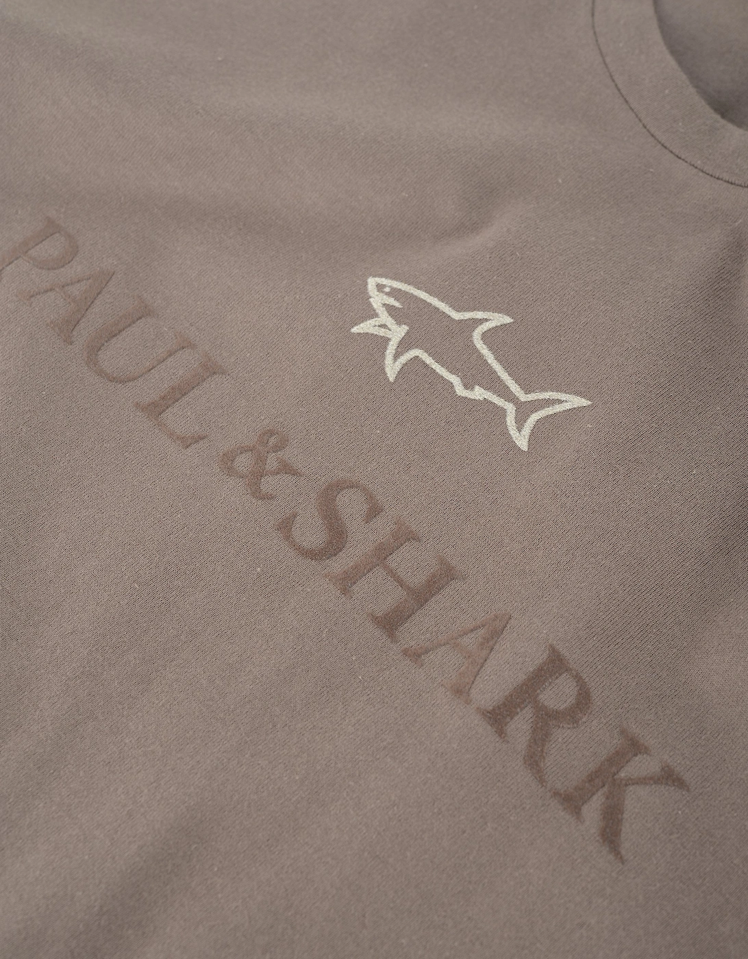 Printed Logo Jersey T-shirt Brown