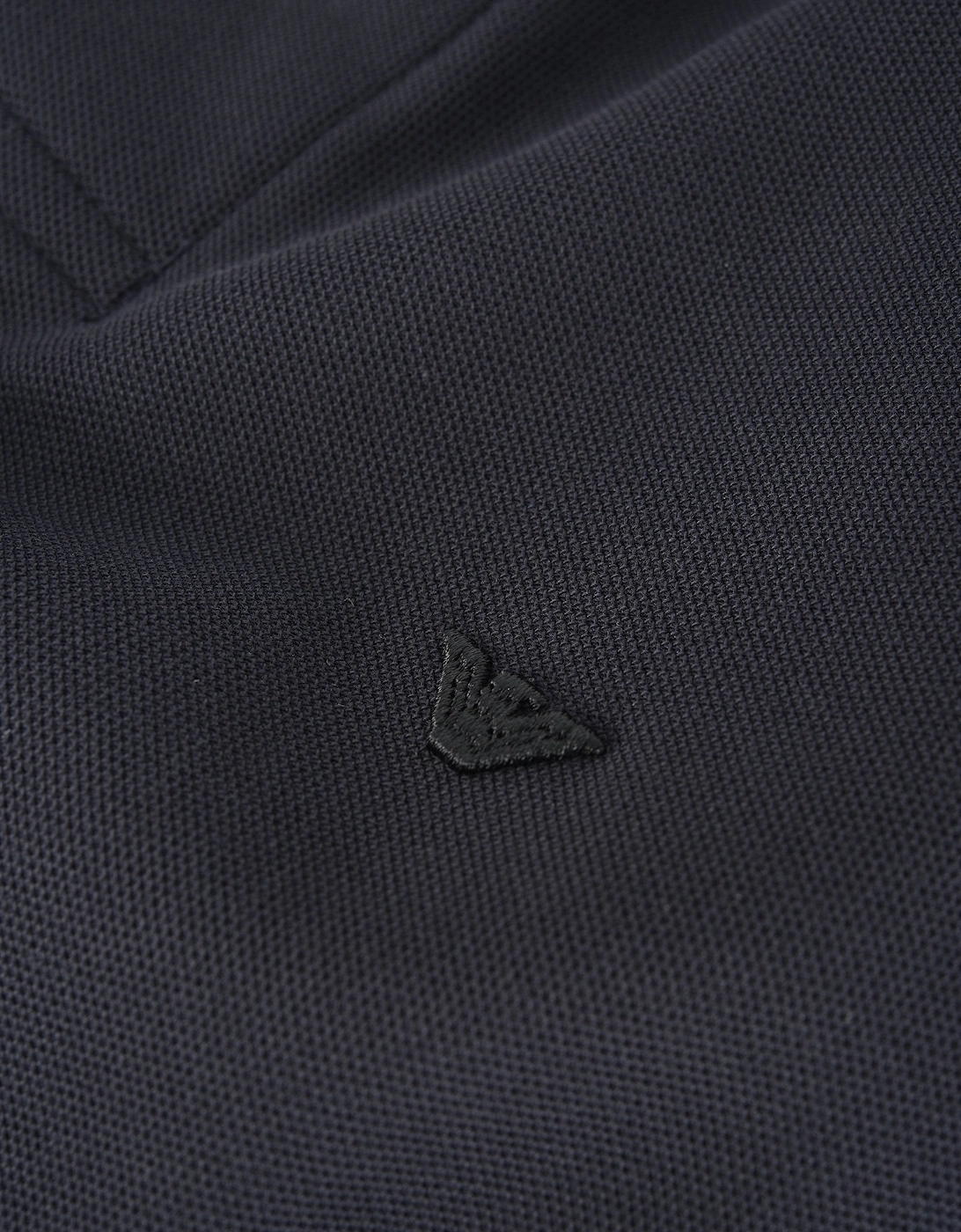 Branded Piquet Polo Black