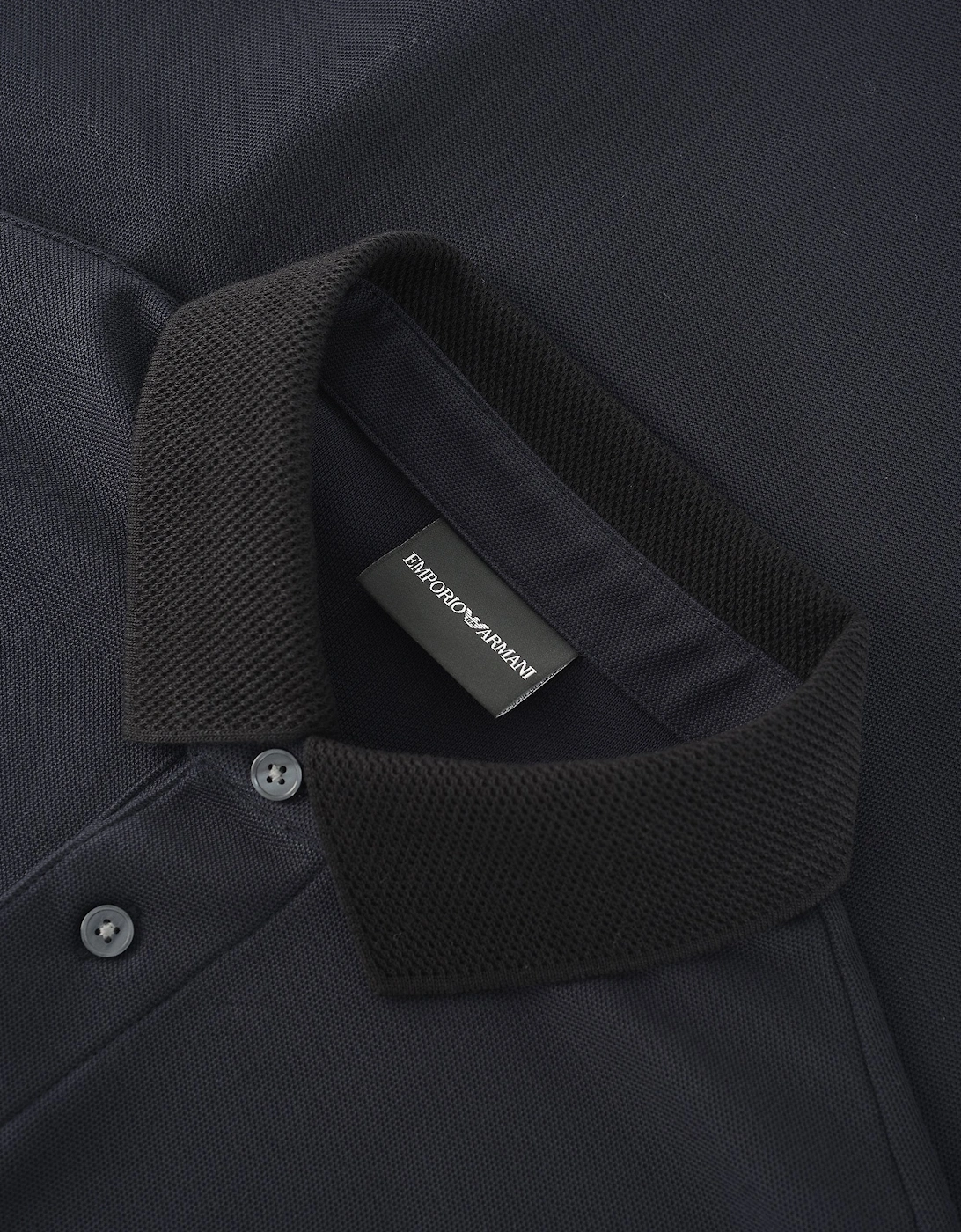 Branded Piquet Polo Black
