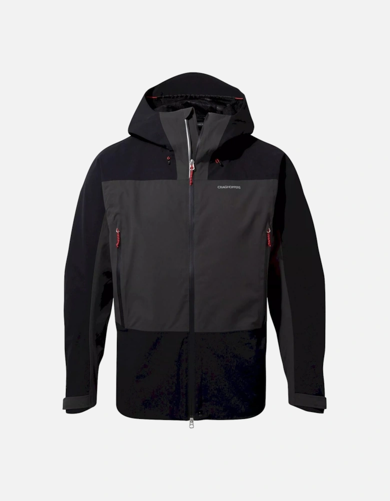 Mens Gryffin Contrast Panel Waterproof Jacket