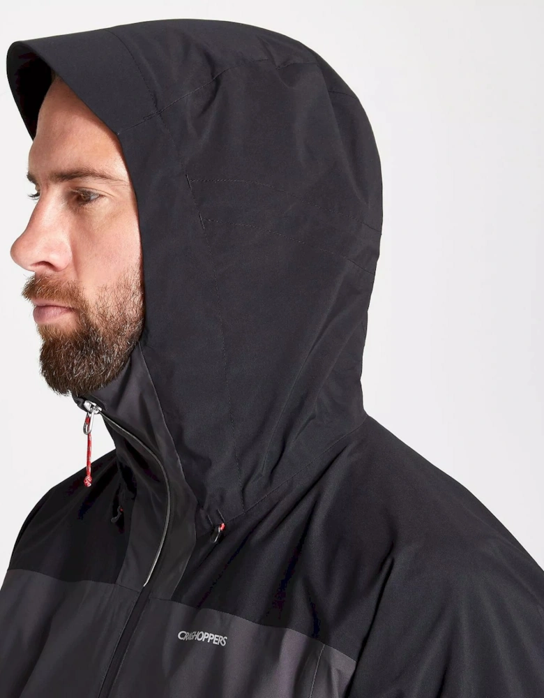 Mens Gryffin Contrast Panel Waterproof Jacket