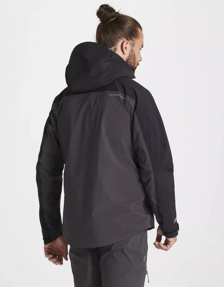 Mens Gryffin Contrast Panel Waterproof Jacket