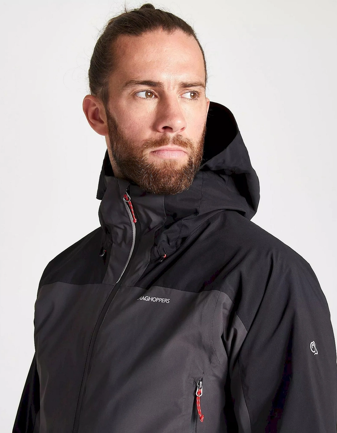 Mens Gryffin Contrast Panel Waterproof Jacket