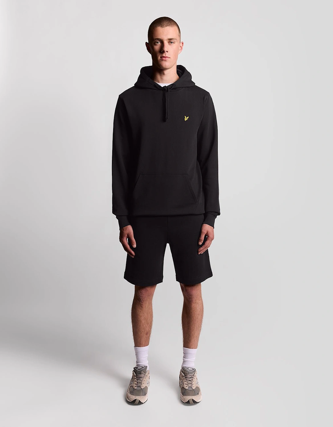 Lyle And Scott Men's Black Cotton Sweat Short  32/30/31 S