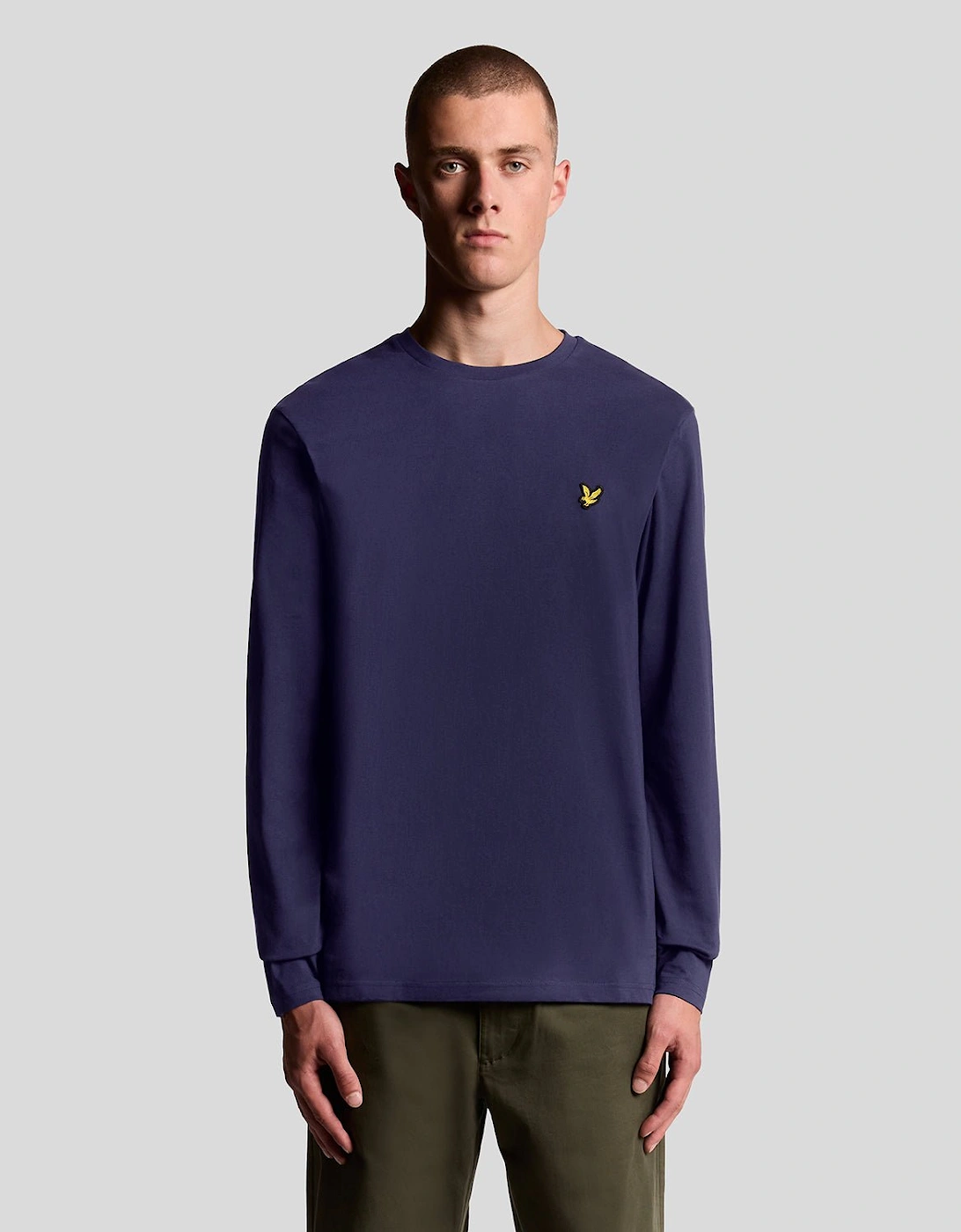 Lyle & Scott Lyle And Scott Men's Long Sleeve Cotton T-Shirt - Navy