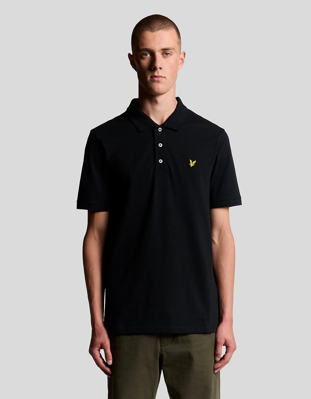 Lyle & Scott Lyle And Scott Men's Cotton Polo Shirt - Black