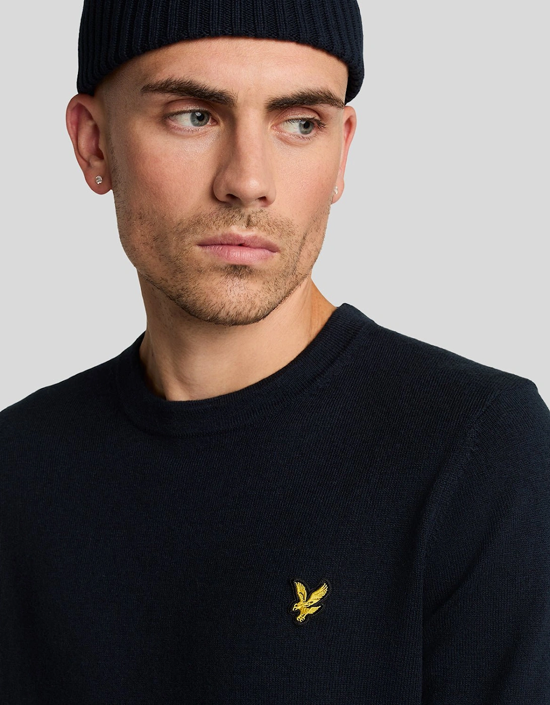 Cotton Merino Crew Neck Jumper