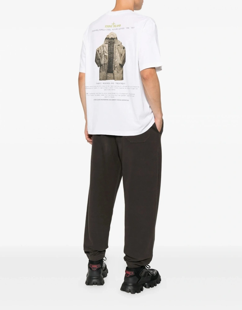 S0091 Branded Cotton T-shirt White